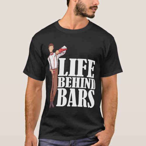 Bartender Barman Life Behind Bars Bartender Barkee T_Shirt