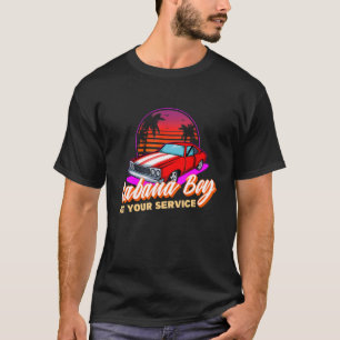 Bartender Beach Party Cabana Boy At Your Service T-Shirt