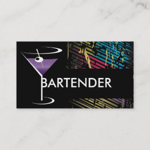 Bartender Business Card