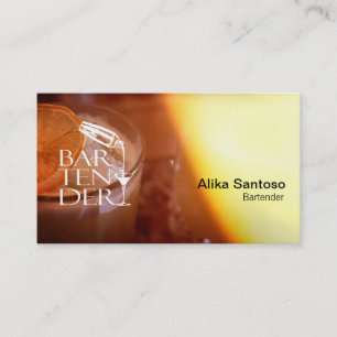 Bartender Business Card