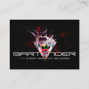Bartender Business Card