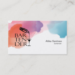 Bartender Business Card