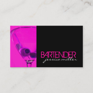 Bartender Business Card