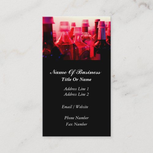 Bartender Business Card
