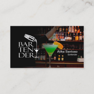 Bartender Business Card
