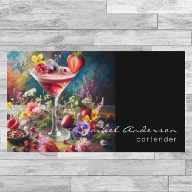 Bartender Business Cards (Creator Uploaded)