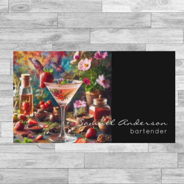 Bartender Business Cards (Creator Uploaded)