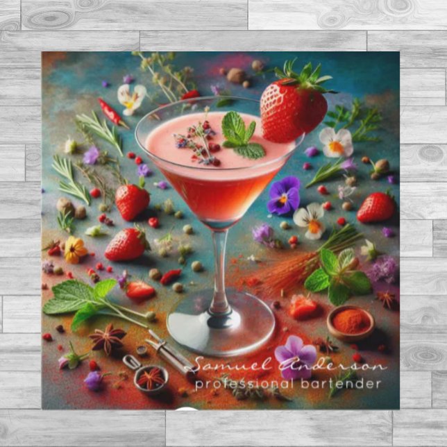 Bartender Business Cards (Creator Uploaded)