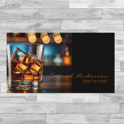 Bartender Business Cards