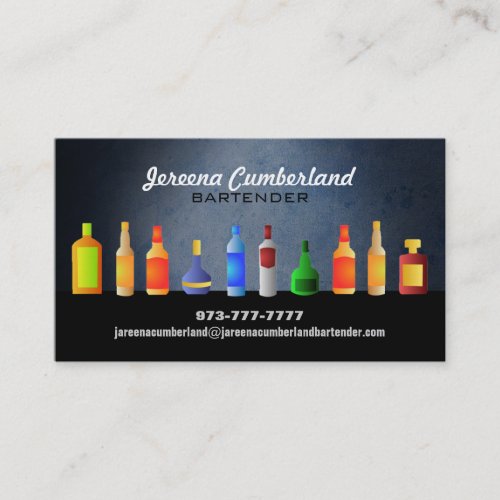 Bartender Business Cards