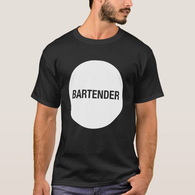 Bartender Circle T-Shirt (Front)