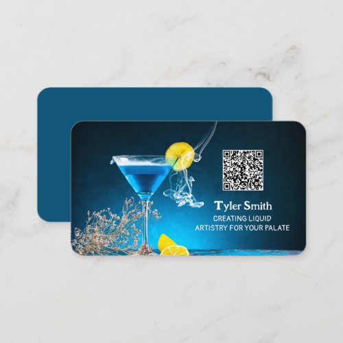 Bartender Custom QR Business Card