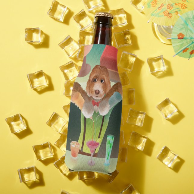 Bartender Dog: Neon Bar & Cocktail Mixology Bottle Cooler (In Situ Summer)