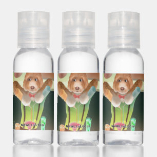 Bartender Dog: Neon Bar & Cocktail Mixology Hand Sanitizer