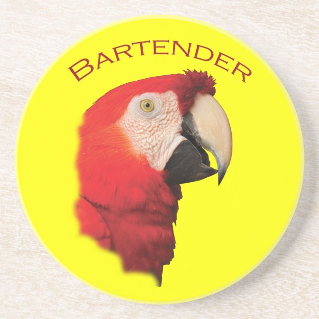Bartender Drink Coaster (Front)