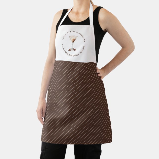 Bartender Espresso Martini Cocktail Event Apron (Insitu)