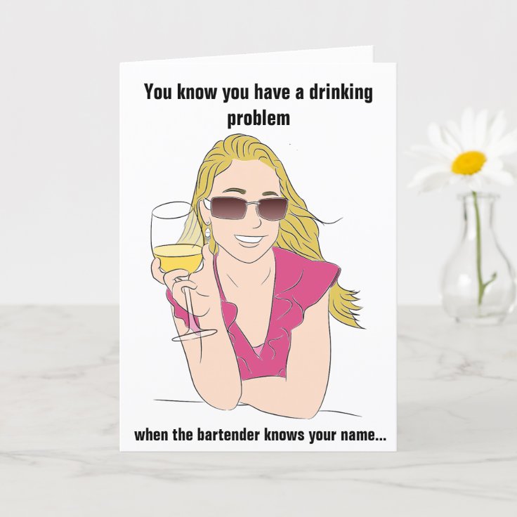 Bartender Funny Birthday Card | Zazzle