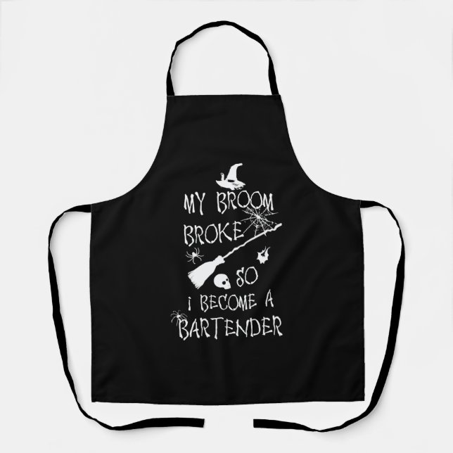 Bartender Halloween    Apron (Front)