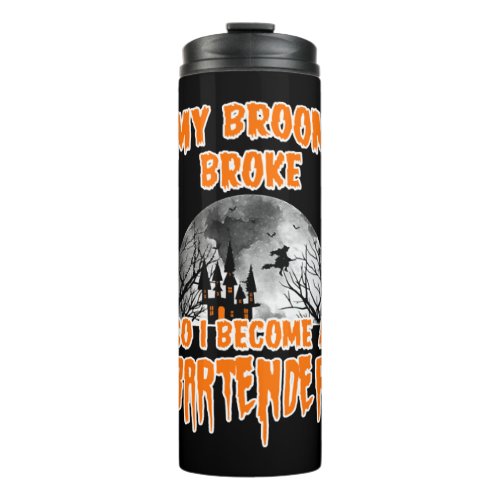 Bartender Halloween Thermal Tumbler