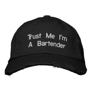 Bartender Hats - Trust me I'm a Bartender