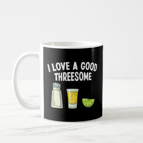 Bartender I Love A Good Threesome Drinking Bartend Coffee Mug