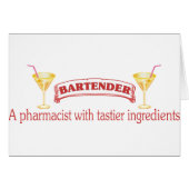 Bartender Is A Pharmacist (Front Horizontal)