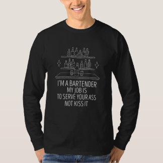 Bartender Job Intoxicologist Cocktails Mixologist T-Shirt