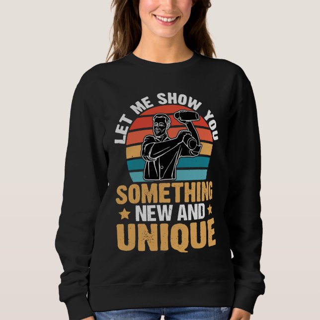 Bartender Let Me Show You Something New And Unique Sweatshirt (Front)