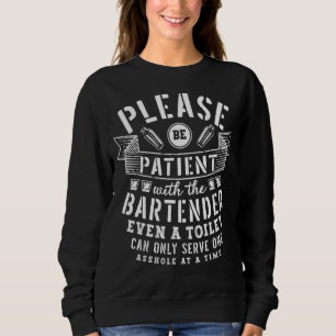 Bartender Mixologist Cocktail Bartending Barman Ba Sweatshirt