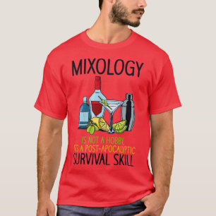 Bartender Mixologist Cocktails Bar Drinks  T-Shirt