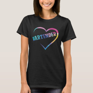 Bartender Mixologist Heart Bartender T-Shirt