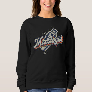 Bartender Mixologist Retro Vintage Mixologist Sweatshirt