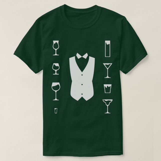 Bartender National Day Drinks 2 T-Shirt (Design Front)