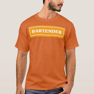 Bartender Orange T-Shirt