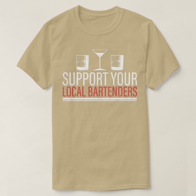 Bartender Party Cocktail Shaker Pun 5 T-Shirt (Design Front)