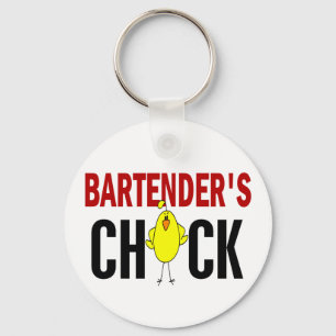 BARTENDER’S CHICK KEYCHAIN