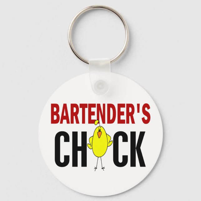 BARTENDER’S CHICK KEYCHAIN (Front)