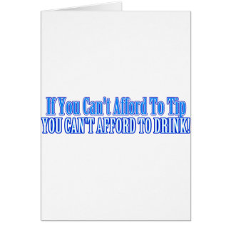 Bartender Saying Cards