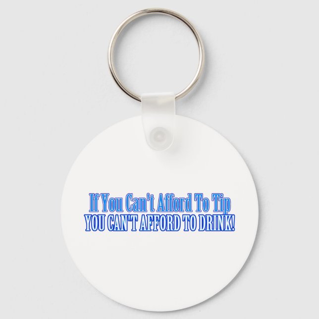 Bartender Saying Keychain (Front)