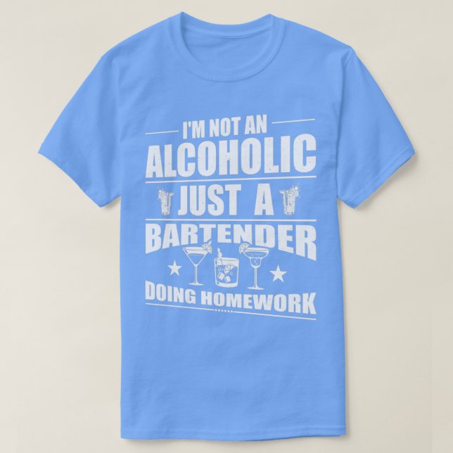 Bartender Sayings T-Shirt (Design Front)