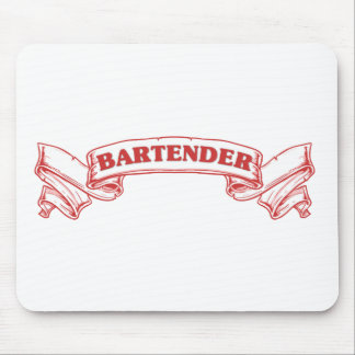 Bartender Scroll Mouse Pad