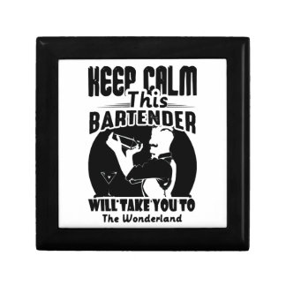 Bartender Shirt - Keep Calm This Bartender T shirt Gift Box