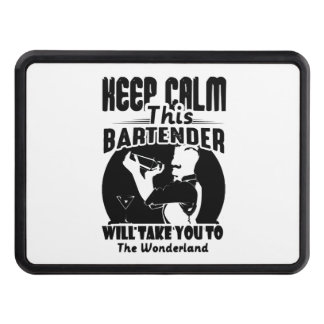 Bartender Shirt - Keep Calm This Bartender T shirt Hitch Cover