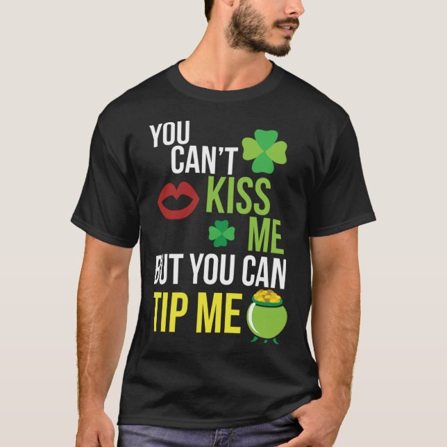 Bartender  St Patricks Day Waitress Waiter Server T-Shirt (Front)