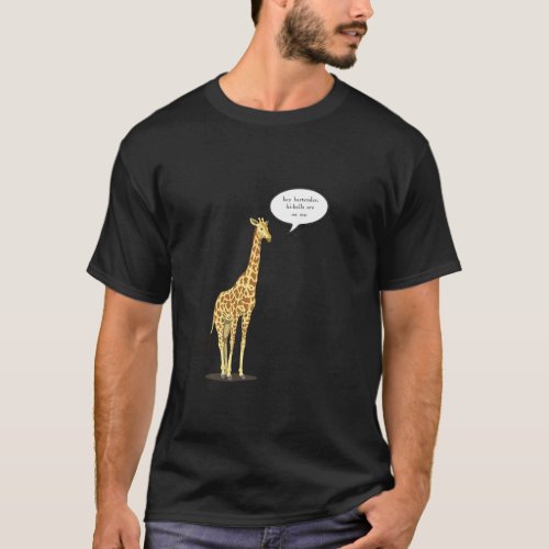 Bartender The Highballs Are On The Giraffe  T_Shirt