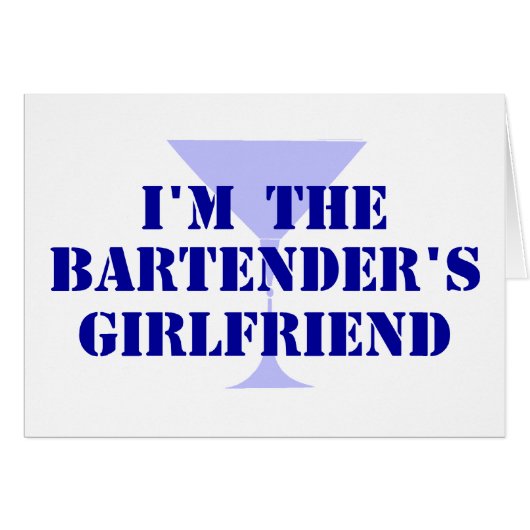 Bartender's Girlfriend Cards (Front Horizontal)