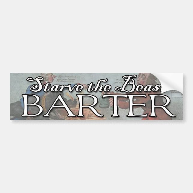 Barter! Bumper Sticker (Front)