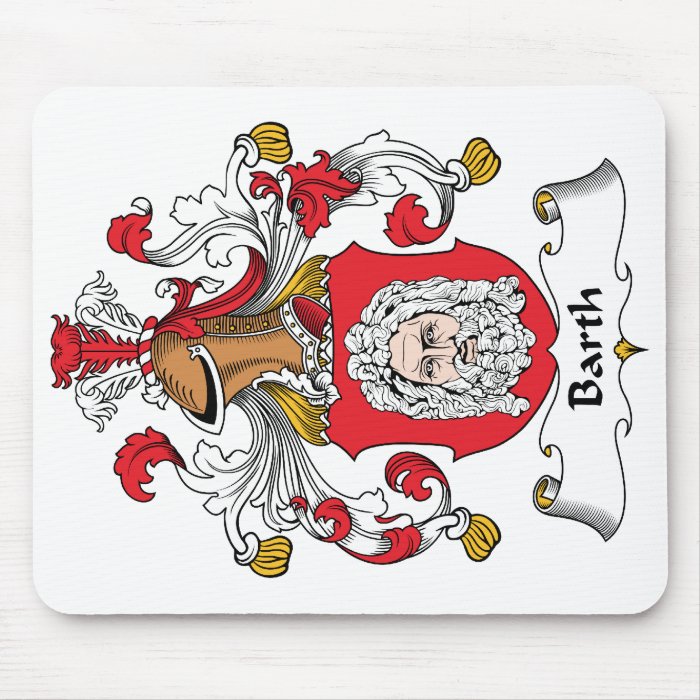 Barth Family Crest Mousepads