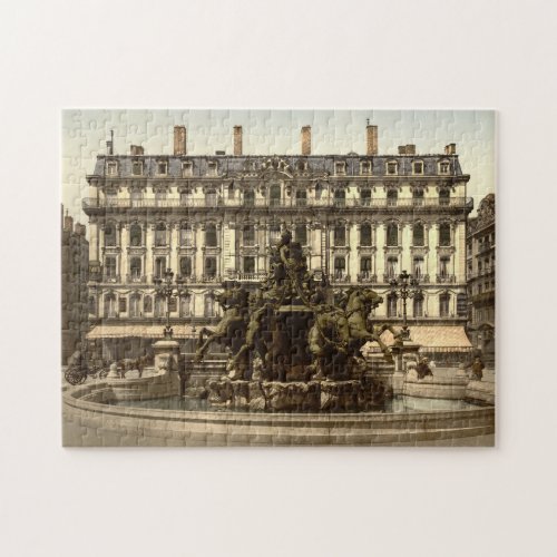 Bartholdi Fountain Lyons France Jigsaw Puzzle