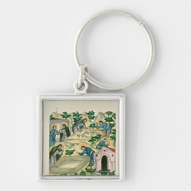 Bartholomew and Stephan Keychain (Front)
